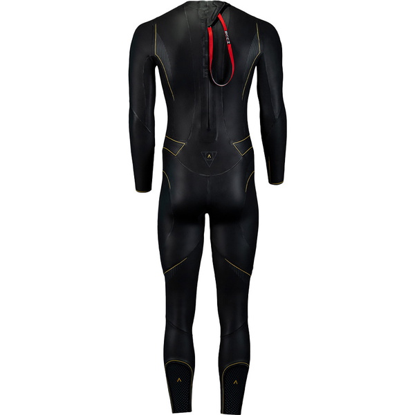 2026 Huub Mens Alchemy 3/ 5mm Back Zip Swim Wetsuit ALCHEMY1 - Black / Grey / Gold